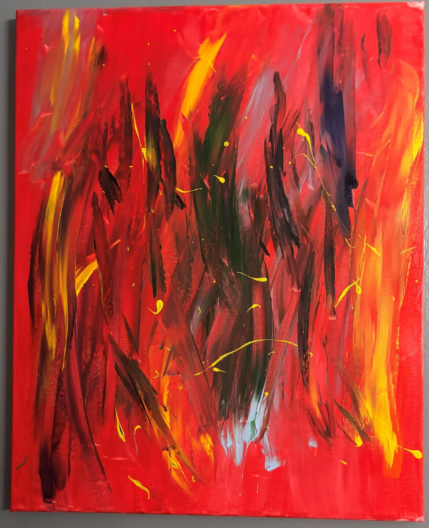 Red painting